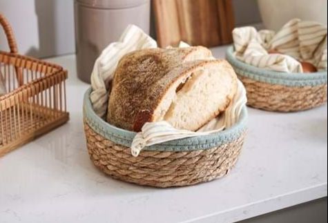 تصویر 4 از سبد حصیری آشپزخانه مناسب نظم دهی کابینت و میز